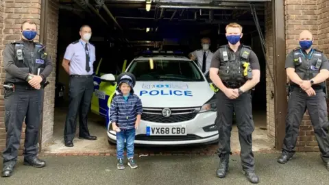 West Mercia Police Josh with police