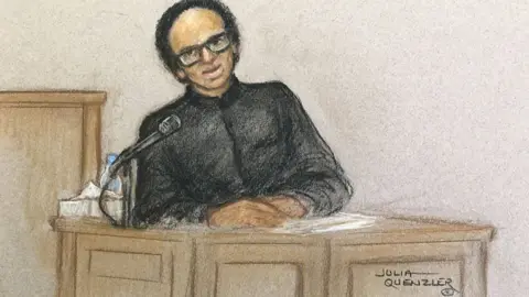 Julia Quenzler Ali Harbi Ali in court