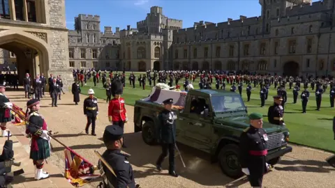 Coffin taken to funeral