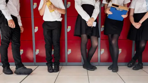 Getty Images Secondary school pupils