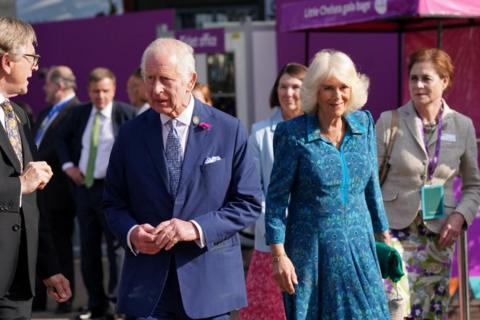 King Charles and Queen Camilla visit Chelsea Flower Show