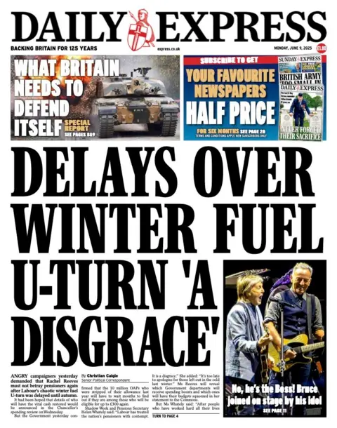  "Delays over winter fuel U-turn 'a disgrace'".