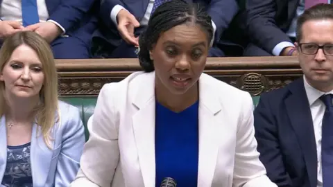 Kemi Badenoch during PMQs