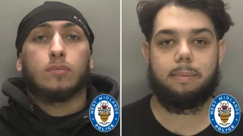 West Midlands Police Mugshots of Abubaker Alezawy and Demalji Hadza. 