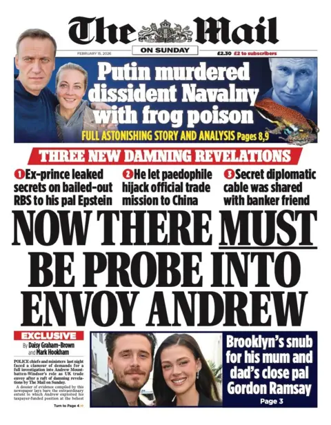  “Now there must be a probe into envoy Andrew”.