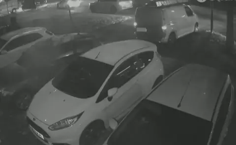 the CCTV footage of when the ulez camera blows up