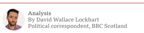 Correspondent box, saying analysis by David Wallace Lockhart political correspondent bbc scotland