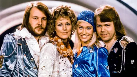 Getty Images Abba in 1974