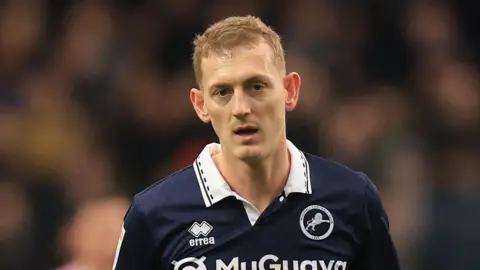 George Saville on the pitch during a Millwall match this season