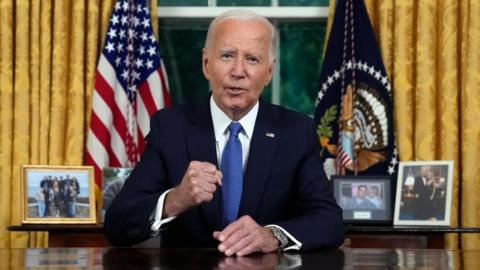 Image shows Joe Biden