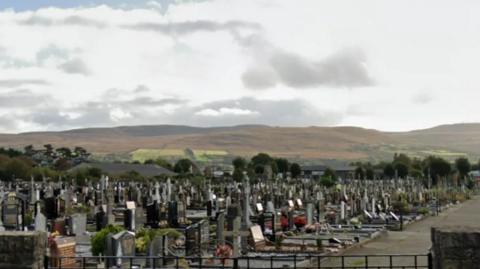 View of Rath Cemetery in County Kerry 