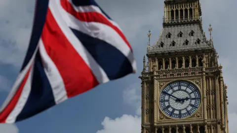 Reuters A union jack flutters in front of Big Ben.