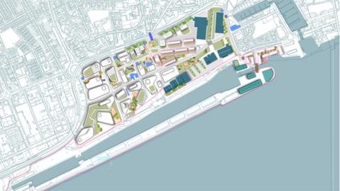 Map of Western Docklands