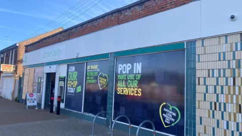 Steve Martin/BBC East of England Co-op in Clapgate Lane, Ipswich.