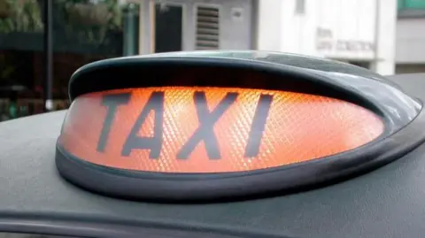 BBC Generic taxi sign