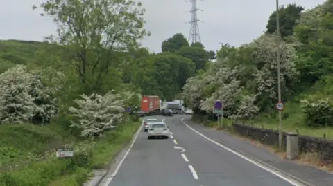 The A6 in Derbyshire