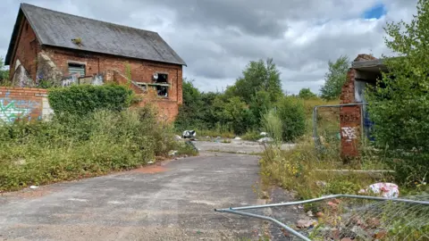 The former Stanton Lane Colliery site in Park Road