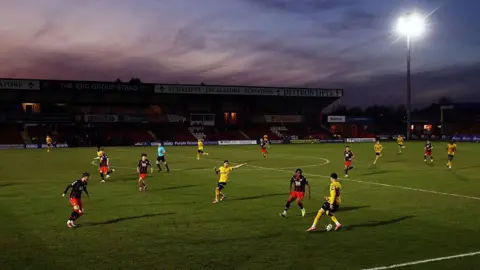 Getty Images General view during the Premier League 2 match between Wolverhampton Wanderers and Blackburn Rovers at Aggborough Stadium on March 31, 2025 in Kidderminster