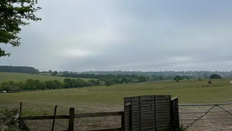 BBC Fields and open countryside in Enfield
