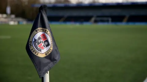 A general view of Bromley's Hayes Lane Stadium