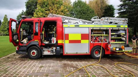 Shropshire Fire Service vehicle