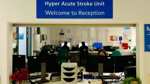 BBC Mark Norman The Hyper Acute Stroke Unit at Maidstone Hospital if the first of three to open in Kent and Medway to 