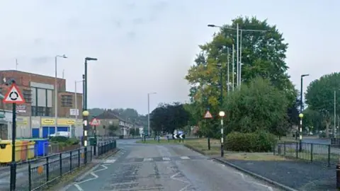 Google Google street view of the zebra crossing on Spring Bank West