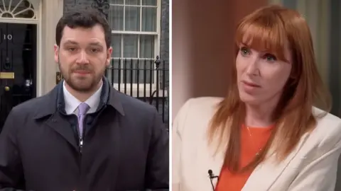 Composite image of Henry Zeffman and Angela Rayner