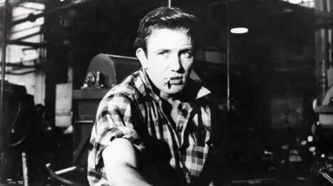 Albert Finney as a Raleigh worker in Saturday Night, Sunday Morning