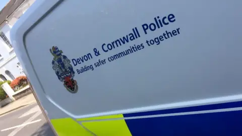 BBC Devon and Cornwall Police van