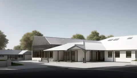 Morgan Sindall Architect impression of a new diagnostic centre in Epping