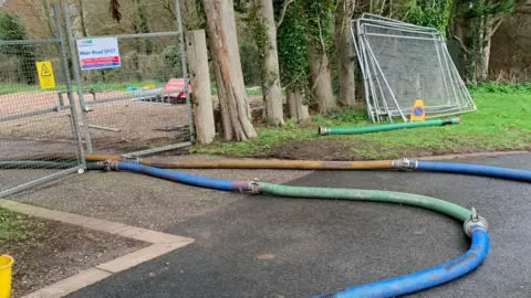 ESCAPE Pipes at Maer Road treatment works