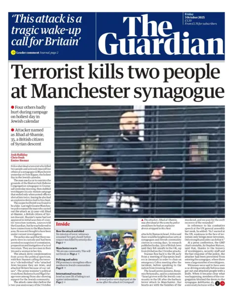 ab5e9ac0-9fe0-11f0-92db-77261a15b9d2.jpg 'Knife and vehicle attack' and 'Face of hatred'