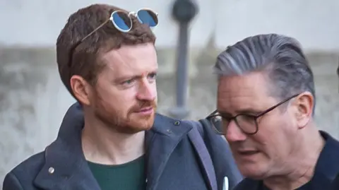Morgan McSweeney pictured alongside Sir Keir Starmer