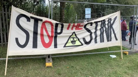 PA Media "Stop the Stink" sign