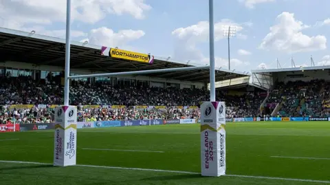 Getty Images Franklin's Gardens during a Rugby World Cup match