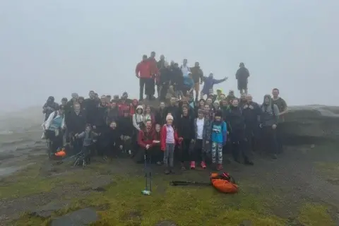 Jonathan Gatt The group at Kinder Scout