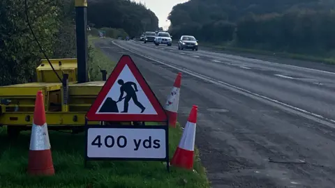 Roadwork sign 