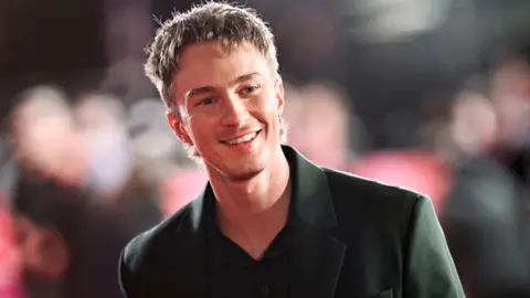 Getty Images Drew Starkey assiste à la "Bizarre" présentation spéciale lors du 68e BFI London Film Festival au Royal Festival Hall le 17 octobre 2024 à Londres, Angleterre