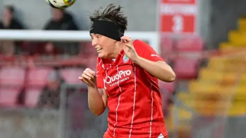 Fi Morgan scored twice for Cliftonville Ladies
