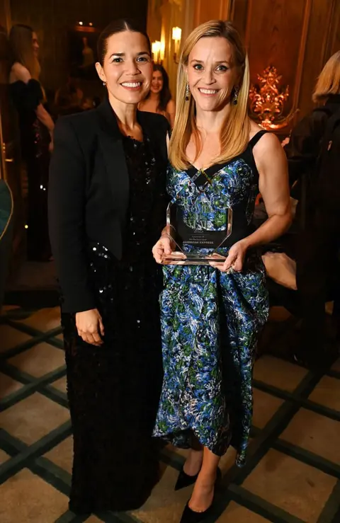 Getty Images America Ferrera and Reece Witherspoon