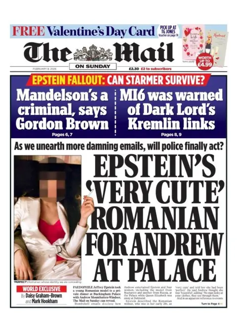  "Epstein's 'very cute' Romanian for Andrew at Palace."