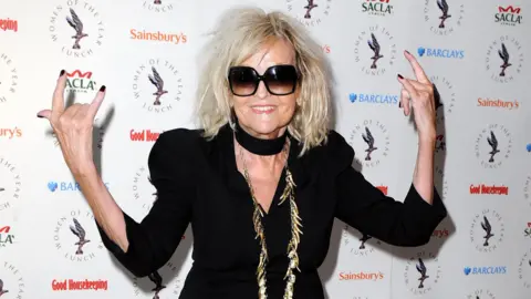 Annie Nightingale on the red carpet at an event