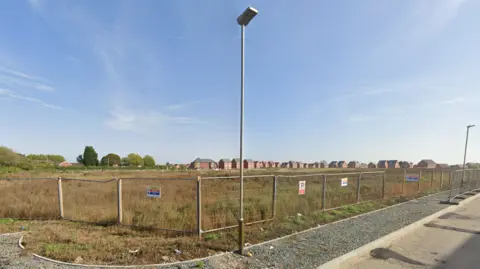 Google Fencing around a large grass area
