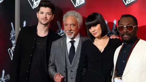 The Voice experts Danny O'Donoghue, Tom Jones, Jessie J and Will.i.am