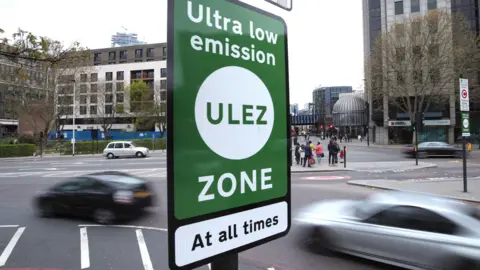 PA Media Ulez sign