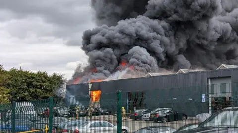 BBC Fire on Grange Road