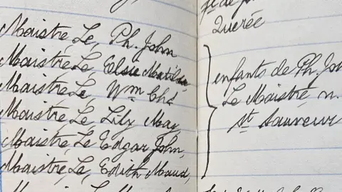 Jersey Heritage Le Maistre family in Hospital admissions register 1924