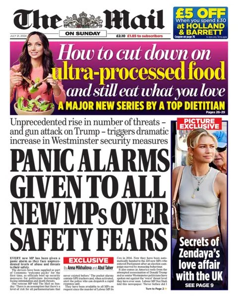  "Panic alarms given to all new MPs over safety fears" 