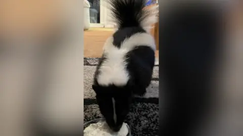 Michele Cooper Barney eating from a bowl